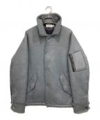 COACHコーチ）の古着「SHEARLING SNAP FRONT JACKET」｜グレー