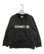 OAMCオーエーエムシー）の古着「TILT CREWNECK SWEATSHIRT」｜ブラック