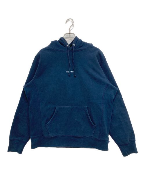 SUPREME（シュプリーム）SUPREME (シュプリーム) Trademark Hooded Sweatshirt ネイビー サイズ:Mの古着・服飾アイテム