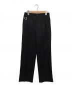 TARO HORIUCHIタロウホリウチ）の古着「QUINN Wide Tailored Pants」｜ブラック