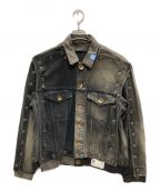 Maison MIHARA YASUHIROメゾン ミハラ ヤスヒロ）の古着「Removable Denim Blouson(リムーバブルデニムブルゾン)」｜ブラック