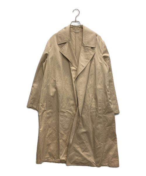 AURALEE（オーラリー）AURALEE (オーラリー) washed finx linen wrap coat ベージュ サイズ:SIZE 0の古着・服飾アイテム