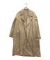 AURALEE（オーラリー）の古着「washed finx linen wrap coat」｜ベージュ