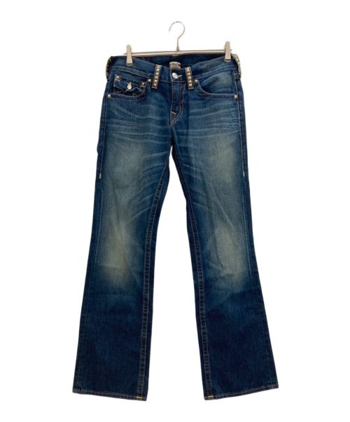 TRUE RELIGION（トゥルー レリジョン）TRUE RELIGION (トゥルー レリジョン) ビリースタッズデニムパンツ インディゴ サイズ:SEAT34の古着・服飾アイテム