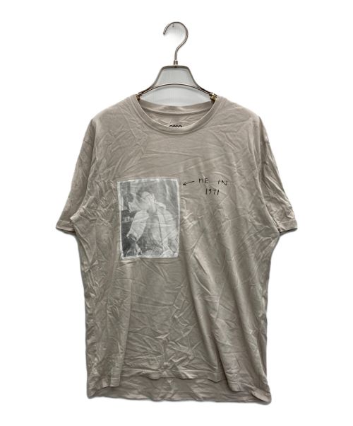 LOEWE（ロエベ）LOEWE (ロエベ) ポートレート プリントパッチワーク Tシャツ ベージュ サイズ:SIZE Mの古着・服飾アイテム