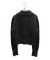 AURALEE (オーラリー) WOOL SLUB KNIT SHORT CARDIGAN ブラック サイズ:SIZE0：15000円