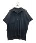 HOMME PLISSE ISSEY MIYAKE（オムプリッセ イッセイ ミヤケ）の古着「MC JULY SHIRT/プリーツ半袖シャツ」｜ブラック