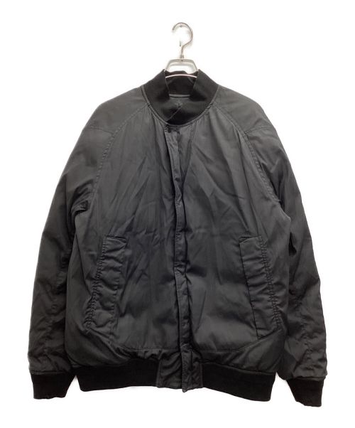 STONE ISLAND（ストーンアイランド）STONE ISLAND (ストーンアイランド) Ghost Down Bomber Jacket ブラック サイズ:Lの古着・服飾アイテム