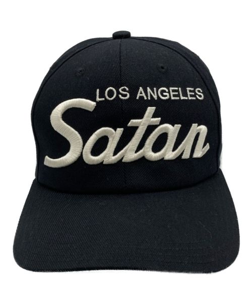 SAINT MICHAEL（セントマイケル）SAINT MICHAEL (セントマイケル) 23SS SATAN CAP（サタンキャップ） ブラック サイズ:Sの古着・服飾アイテム