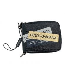 DOLCE & GABBANA（ドルチェ＆ガッバーナ）の古着「ジップウォレット」｜ブラック