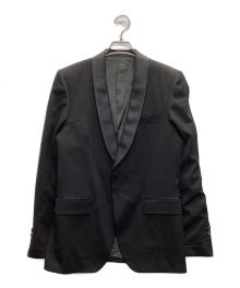 JOHN LAWRENCE SULLIVAN（ジョン ローレンス サリバン）の古着「Wool tuxedo jacket」｜ブラック