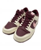 NIKEナイキ）の古着「DUNK LOW RETRO PRM」｜ホワイト×ボルドー