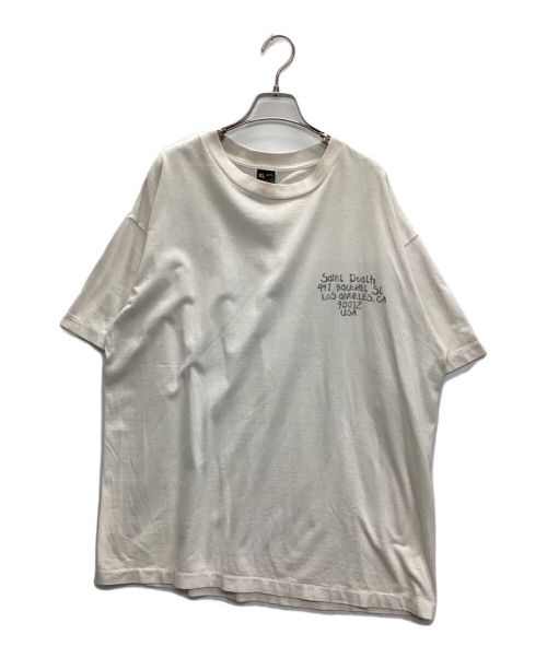 SAINT MICHAEL（セントマイケル）SAINT MICHAEL (セントマイケル) SS TEE SAINT DEATH アイボリー サイズ:XLの古着・服飾アイテム