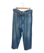 SEEALLシーオール）の古着「Reconsructed belted buggy pants」｜インディゴ