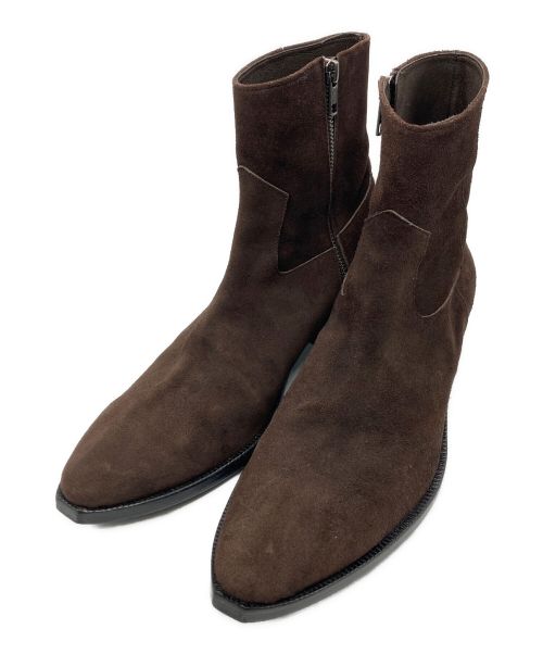 LAD MUSICIAN（ラッドミュージシャン）LAD MUSICIAN (ラッドミュージシャン) WESTERN HEEL BOOTS ブラウン サイズ:42の古着・服飾アイテム