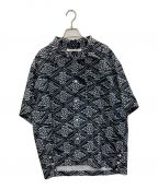 Children of the Discordanceチルドレン オブ ザ ディスコーダンス）の古着「PERSONAL DATA PRINT SHIRT SS」｜ネイビー