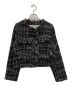 HER LIP TO（ハーリップトゥ）の古着「Saint Germain Fancy Tweed Jacket」｜ブラック