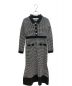 HER LIP TO（ハーリップトゥ）の古着「Buckingham Houndstooth Knit Dress」｜ブラック×ホワイト