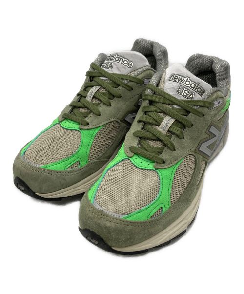 NEW BALANCE（ニューバランス）NEW BALANCE (ニューバランス) Patta (パタ) M990V3 グリーン サイズ:US9の古着・服飾アイテム