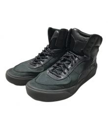 PUMA×ALEXANDER McQUEEN（プーマ×アレキサンダーマックイーン）の古着「BRACE MID スニーカー」｜ブラック