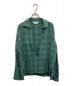 ANCELLM（アンセルム）の古着「OMBRE CHECK PULLOVER SHIRT」｜グリーン