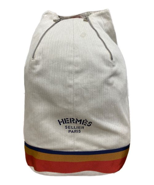 HERMES（エルメス）HERMES (エルメス) キャバリエワンショルダーバッグ アイボリーの古着・服飾アイテム