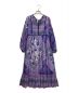 ne quittez pas（ヌキテパ）の古着「Ethnic Prt Frilled Dress」｜パープル