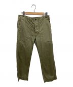 RRLダブルアールエル）の古着「Army Utility Flat Pant Herringbone（ヘリンボーン アーミー ユーティリティ パンツ）」｜カーキ