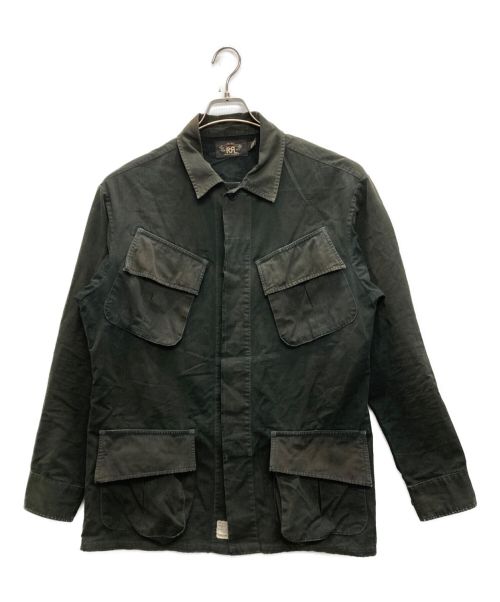 RRL（ダブルアールエル）RRL (ダブルアールエル) ジャングルファティーグジャケット ブラック サイズ:Mの古着・服飾アイテム