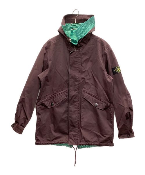 STONE ISLAND（ストーンアイランド）STONE ISLAND (ストーンアイランド) リバーシブルブルゾン ブラウン サイズ:SIZE Lの古着・服飾アイテム