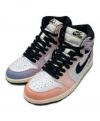 NIKEナイキ）の古着「AIR JORDAN 1 RETRO HIGH OG CRAFT」｜ピンク×ブルー