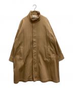 Graphpaperグラフペーパー）の古着「Hard Twill Stand Collar Coat」｜ベージュ