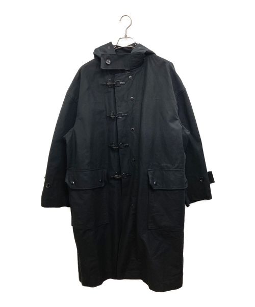 Engineered Garments（エンジニアド ガーメンツ）Engineered Garments (エンジニアド ガーメンツ) オーバーサイズドファイヤーマン ダッフルコート ブラック サイズ:Mの古着・服飾アイテム