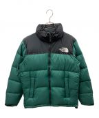 THE NORTH FACEザ ノース フェイス）の古着「NUPTSE JACKET(ヌプシジャケット)」｜グリーン×ブラック