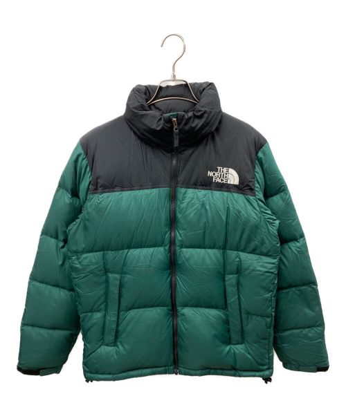 THE NORTH FACE（ザ ノース フェイス）THE NORTH FACE (ザ ノース フェイス) NUPTSE JACKET(ヌプシジャケット)  グリーン×ブラック サイズ:Lの古着・服飾アイテム