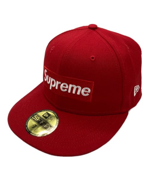 New Era（ニューエラ）New Era (ニューエラ) Supreme (シュプリーム) Money Box Logo キャップ レッド サイズ:7 1/8の古着・服飾アイテム