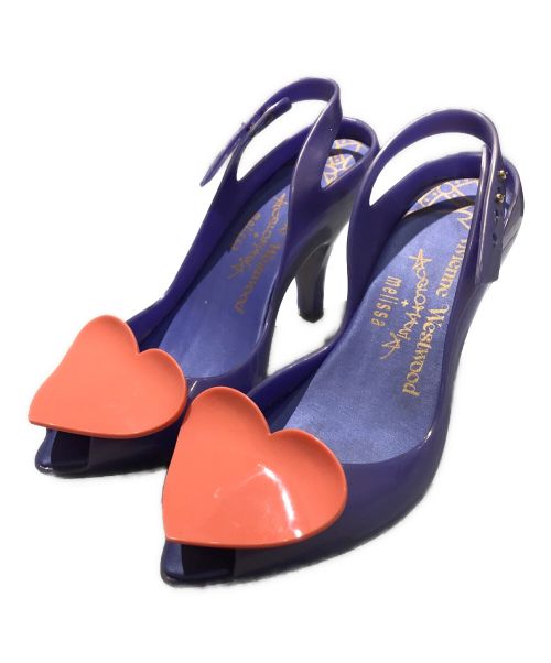 Vivienne Westwood（ヴィヴィアンウエストウッド）Vivienne Westwood (ヴィヴィアンウエストウッド) melissa (メリッサ) Anglomania (アングロマニア) ハイヒールパンプス パープル サイズ:24㎝の古着・服飾アイテム