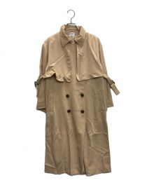 Katrin TOKYO（カトリーン トーキョー）の古着「2way asymmetry design trench/デザイントレンチ」｜ベージュ