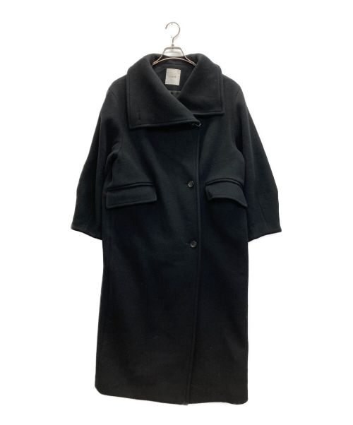 CLANE（クラネ）CLANE (クラネ) UP NECK OVER DOUBLE COAT ブラック サイズ:1の古着・服飾アイテム