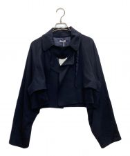 ZOE (ゾーイ) cambly short trench ネイビー サイズ:フリー