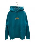 SUPREMEシュプリーム）の古着「Glitter Arc Hooded Sweatshirt（ギルティアークフーデットスウェットシャツ）」｜ネイビー