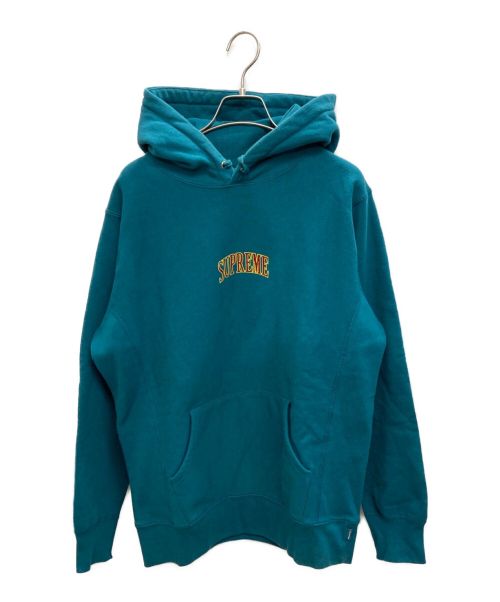 SUPREME（シュプリーム）SUPREME (シュプリーム) Glitter Arc Hooded Sweatshirt（ギルティアークフーデットスウェットシャツ） ネイビー サイズ:Mの古着・服飾アイテム