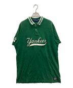 POLO RALPH LAURENポロ・ラルフローレン）の古着「NY YANKEES POLO SHIRT」｜グリーン