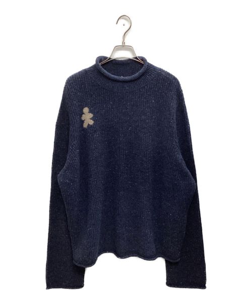 Irojikake（イロジカケ）Irojikake (イロジカケ) WEEKEND KNIT SWEATER ネイビー サイズ:Mの古着・服飾アイテム