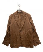 AURALEEオーラリー）の古着「LINEN GABARDINE JACKET」｜ブラウン