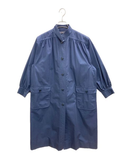 GIVENCHY（ジバンシィ）GIVENCHY (ジバンシィ) スタンドカラーコート ブルー サイズ:SIZE 6の古着・服飾アイテム