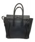 CELINE (セリーヌ) レザーラゲージナノショッパー ブラック：67800円