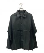 ISSEY MIYAKE MENイッセイミヤケメン）の古着「WOOL LIKE COMPACT SHIRT(ウールライクコンパクトシャツ)」｜グレー