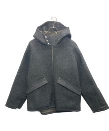 HEUGN×Adam et Rope（ユーゲン×アダム エ ロペ）の古着「別注Ben WOOL US Military hoodie」｜グレー