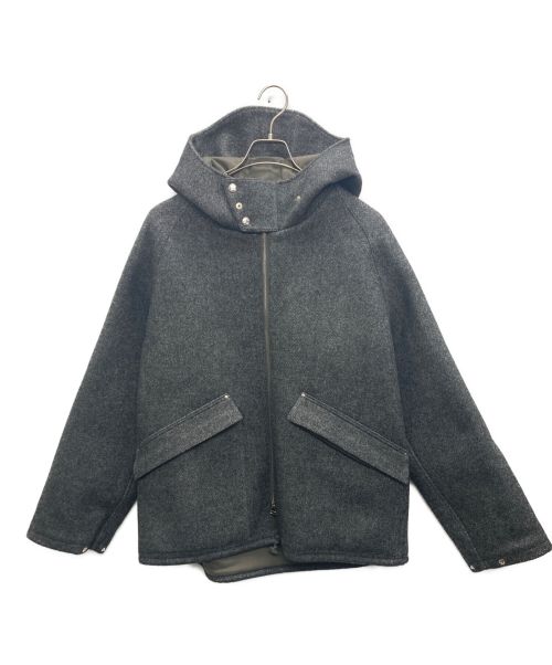 HEUGN（ユーゲン）HEUGN (ユーゲン) Adam et Rope (アダムエロペ) 別注Ben WOOL US Military hoodie グレー サイズ:SIZE 3の古着・服飾アイテム